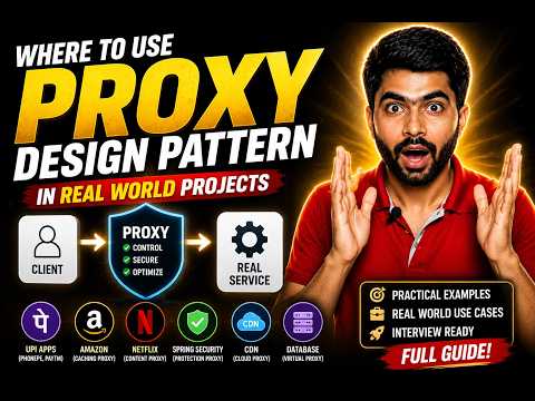 Where is Proxy Design Pattern Used in Real Java Projects? | Real-World Examples (2026)