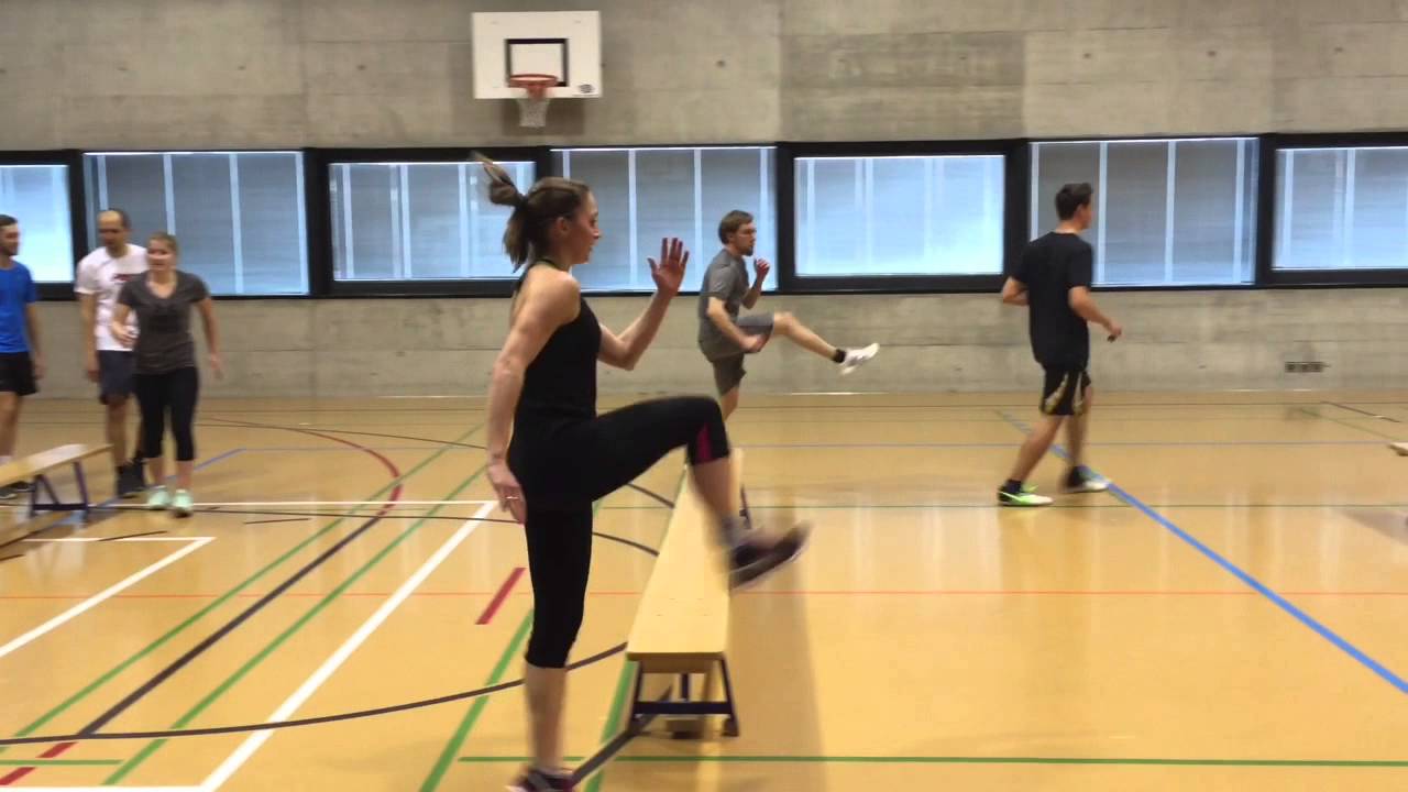 Mise en train spécifique avec bancs - condition physique