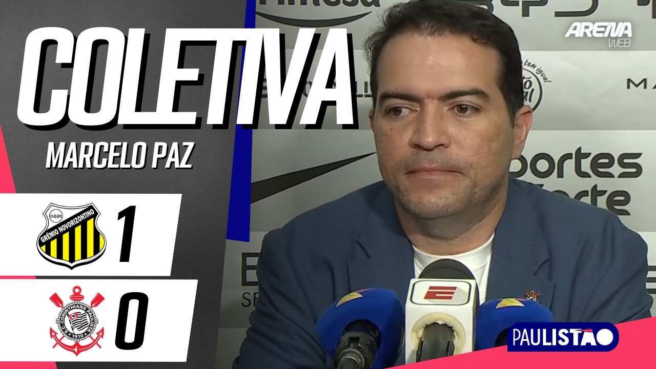 COLETIVA MARCELO PAZ e DORIVAL JR | AO VIVO | Novorizontino x Corinthians - Paulistão 2026