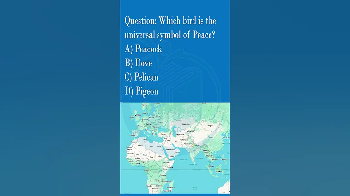 Which bird is the universal symbol of Peace? #shorts #video #dove #symbols #universal