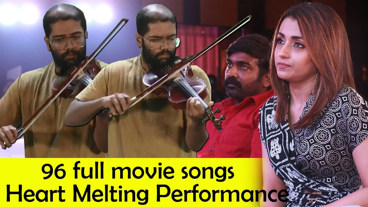 96 Full Movie Songs Live Performance by Govind Vasantha  Vijay Sethupathi  Trisha