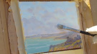 Elena Roche, Tips on Color and Atmospheric - Aerial Perspective Plein Air Painting at Malibu Bluffs
