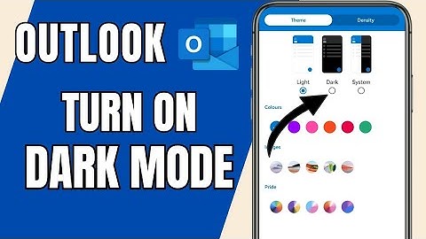 How To Turn On Dark Mode In Outlook App | Quick Guide 2025