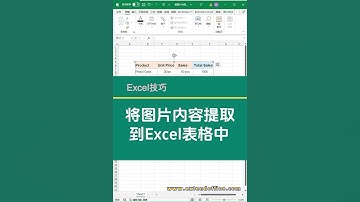 提取图片内容到 Excel —— 一键转表格，高效又省心！