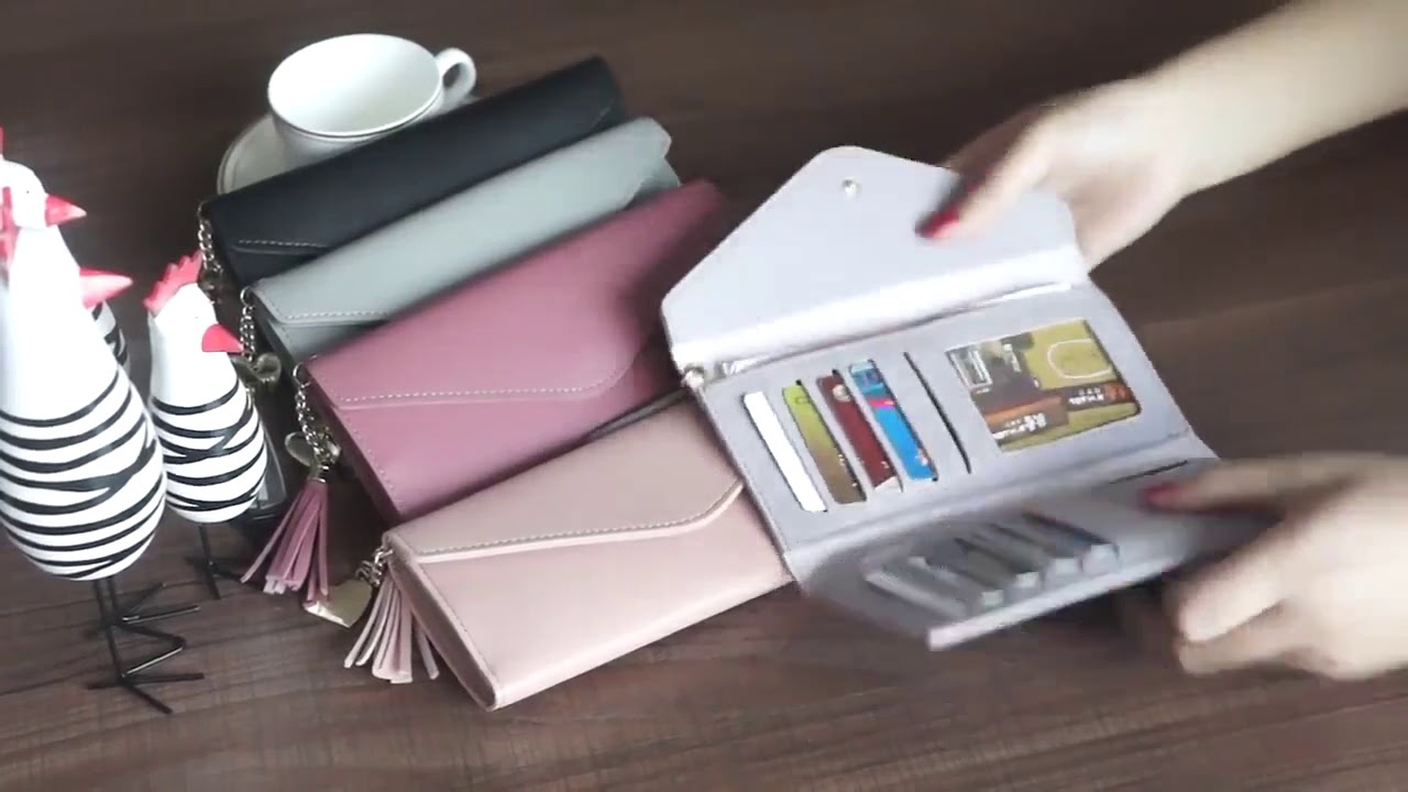 Fashionable Slim Clutch Wallet High Quality Slim Wallet For Women