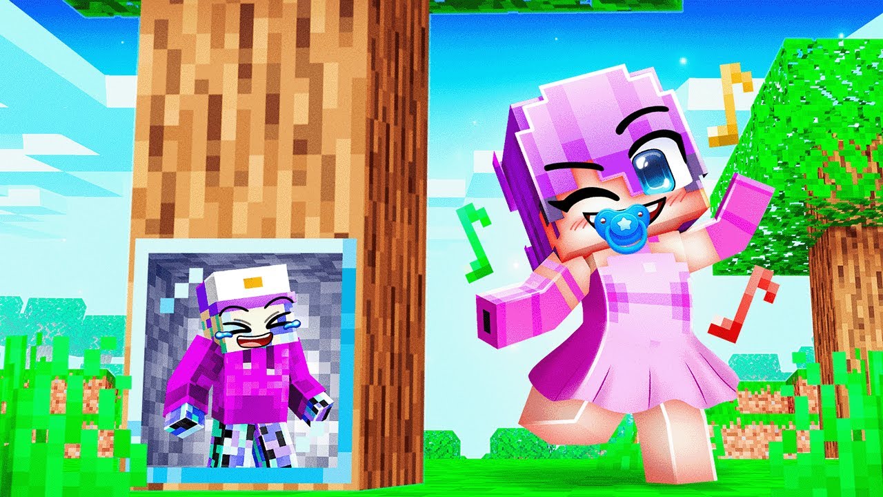 Becoming TINY To Find My Friend's SECRETS in Minecraft