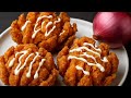 Blooming onion | crispy onion bloom| onion flower