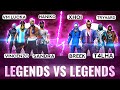 VINCENZO Vs LEGENDS 🔥 Part-2 || Free Fire Most Intense 🥵 Clash Squad Match -Nonstop Gaming