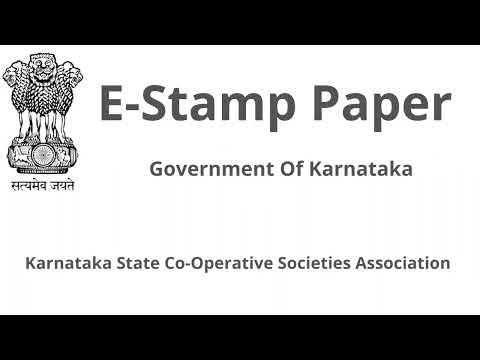 E-Stamp Paper Government Of Karnataka from ROOT ON US ENTERPRISES Bangalore e-stamping