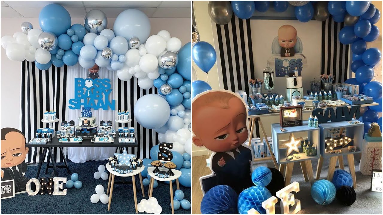 Boss Baby Birthday Theme Decoration Ideas || Boss Baby Decoration At Home | Boss  Baby Birthday Decor - Youtube