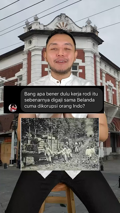 Kerja rodi sebenernya DIGAJI cuma duitnya DIKORUPSI? Lah masa sejarah bohong? #shorts
