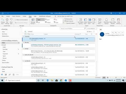 How to Change View Options in Outlook - Office 365