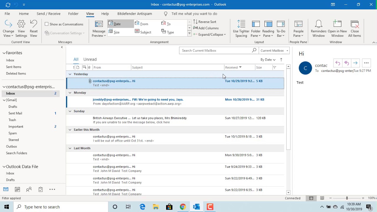 How to Change View Options in Outlook Office 365