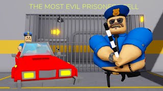 Escaping from a CAR BARRY'S PRISON RUN! Obby Walkthrough FULL GAME #roblox