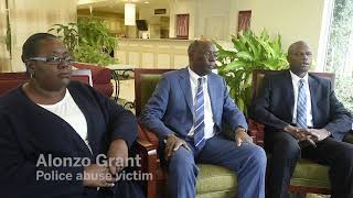 Syracuse police abuse victim Alonzo Grant speaks