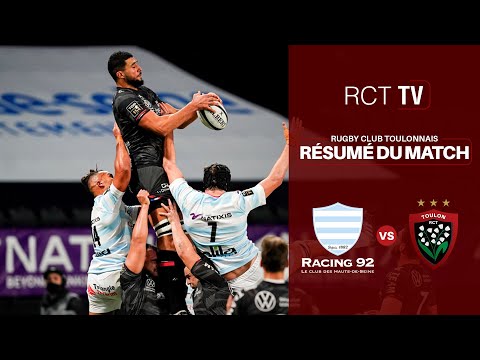 Résumé Racing 92/Toulon TOP14 J5