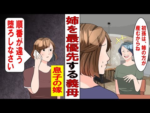 [Manga] Mother-in-law obsessed with her eldest daughter: "My son's wife is pregnant? The first gr...
