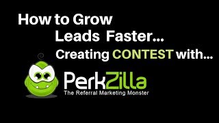 How to Generate Leads Faster - Create Contest with PerkZilla