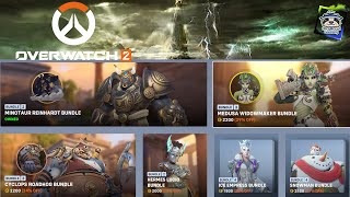 Battle For Olympus SKINS ARE Live January 3rd Store Reset | Overwatch 2 #ow2