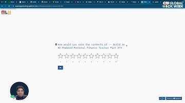 [GHW AI/ML] Build an AI-Powered Personal Finance Tracker Part 2
