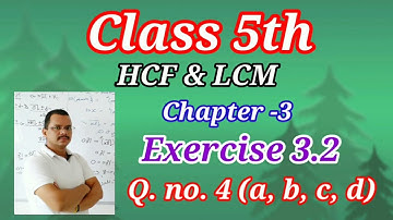 5th class Exercise 3.2 Q.no 4