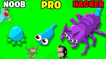 NOOB vs PRO vs HACKER | In Eat And Evolve | With Oggy And Jack | Rock Indian Gamer |