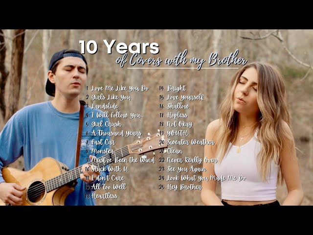 10 Years of Acoustic Covers with my Brother - Jada Facer & Kyson Facer class=