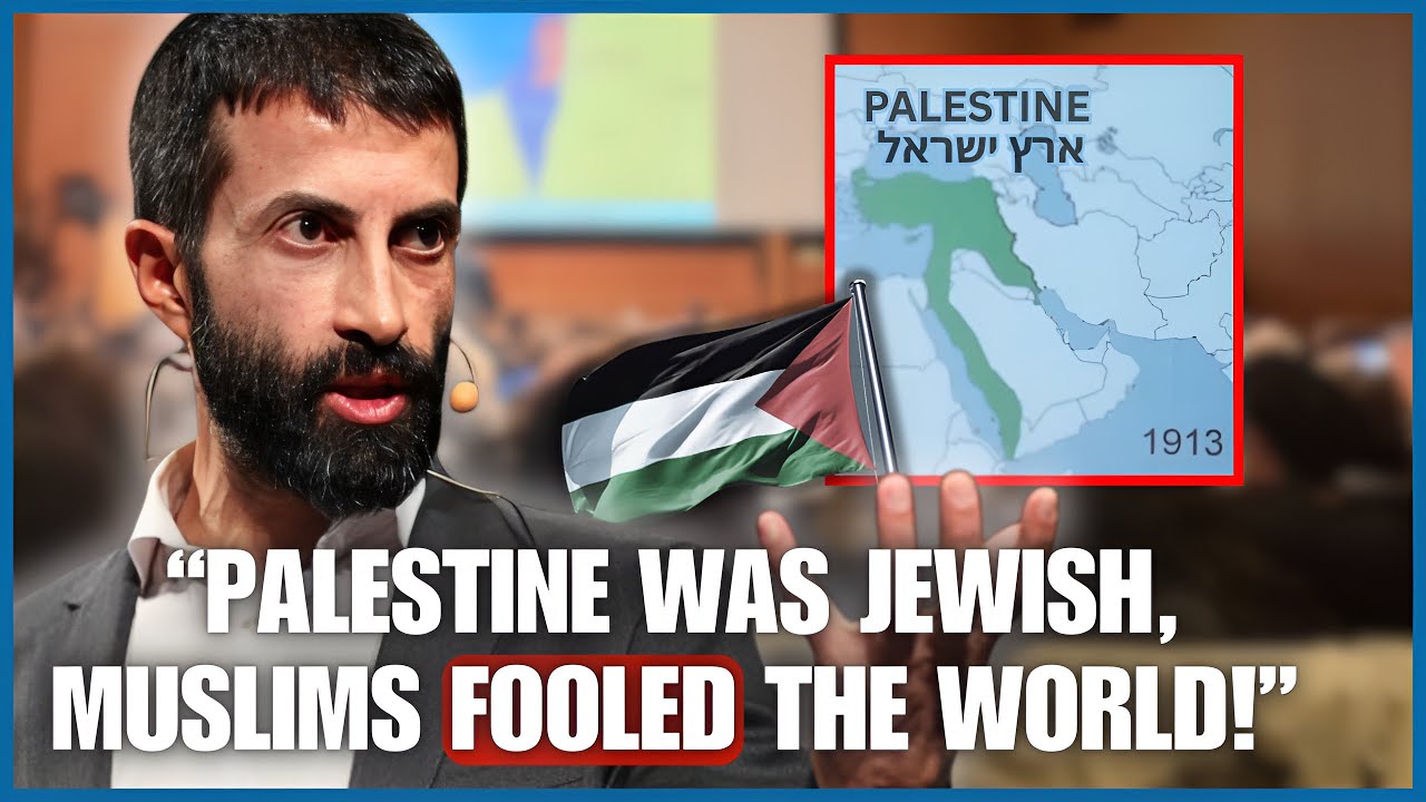 Son Of Hamas SHOCKS Muslim Students With This Map - Then Stands With Israel!