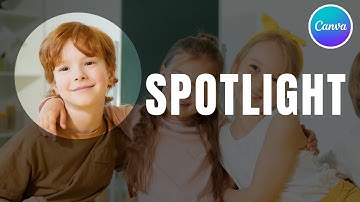 How to make Spotlight animation in canva