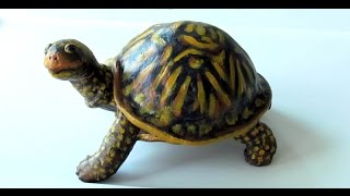 Turtle made with air dry clay