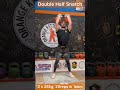 20reps of #doublehalfsnatch 2 x 28kg in 1min