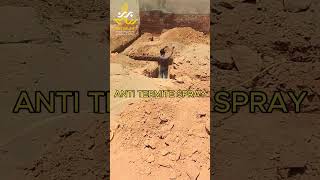 Anti Termite Spray in Foundation I Bin Saleh Construction Services (Pvt) Ltd.