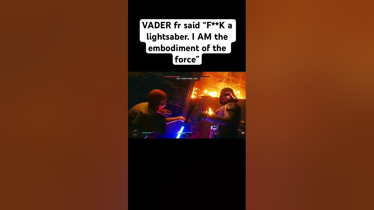 Vader hit GOD status here fr | StarWars JEDI SURVIVOR | #starwars #fyp #shorts #gaming