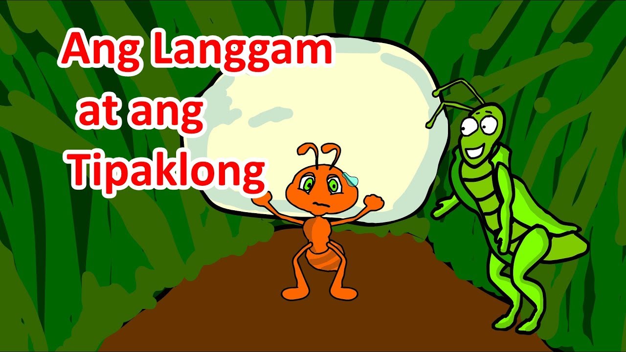 Ang Langgam at ang Tipaklong (Istoryang Pambata ) YouTube - comic art