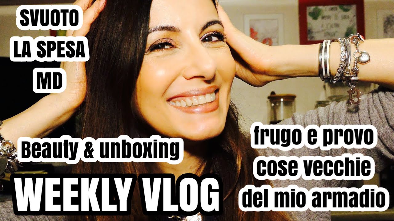 WEEKLY VLOG con FRUGO NELL'ARMADIO, SPESA, UNBOXING e SELFCARE BEAUTY!