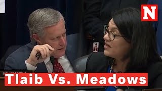 Watch Reps. Tlaib And Meadows Get Into Heated Exchange At End Of Cohen Hearing