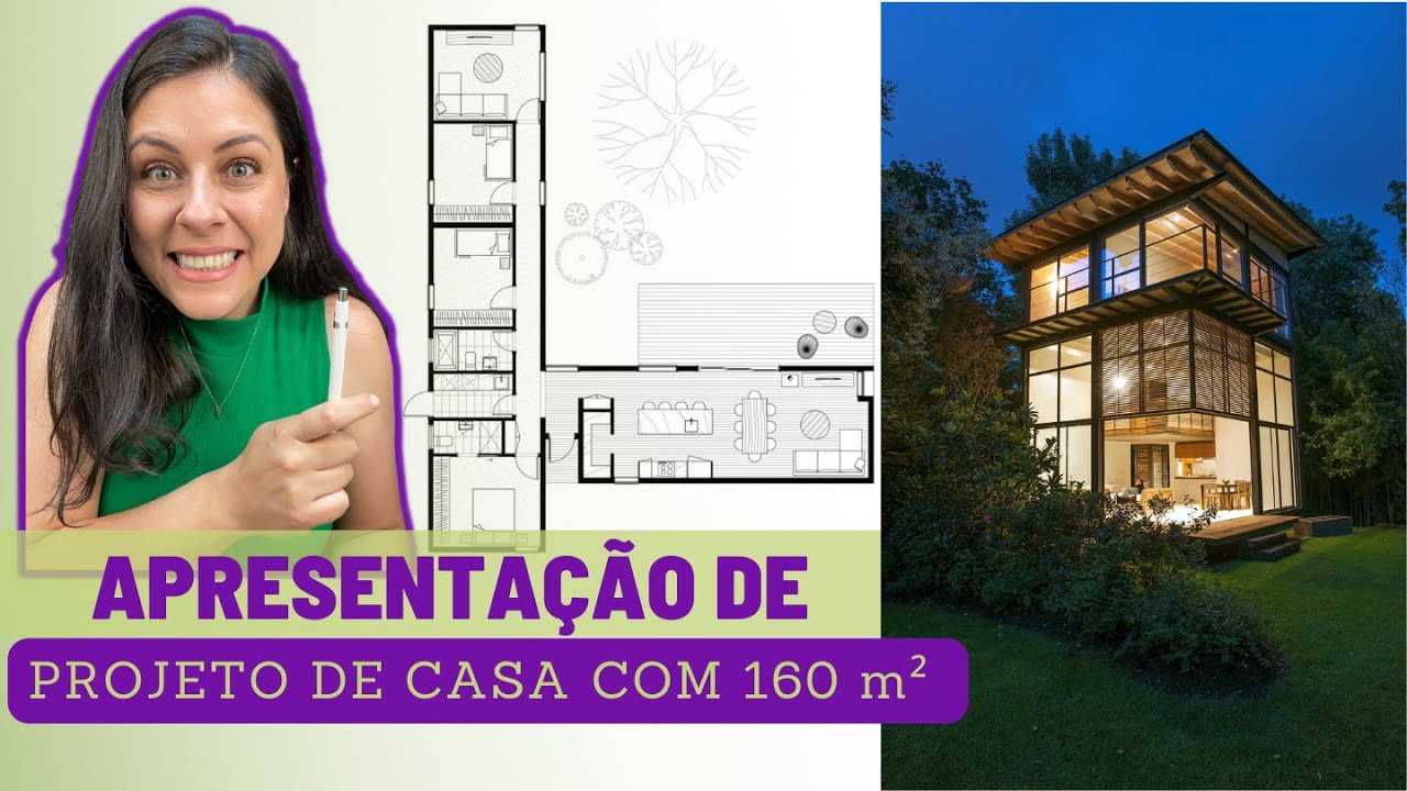 APRESENTAÇÃODE UM PROJETO COMPLETO - COM 160 M² e em ESTRUTURA METÁLICA ...