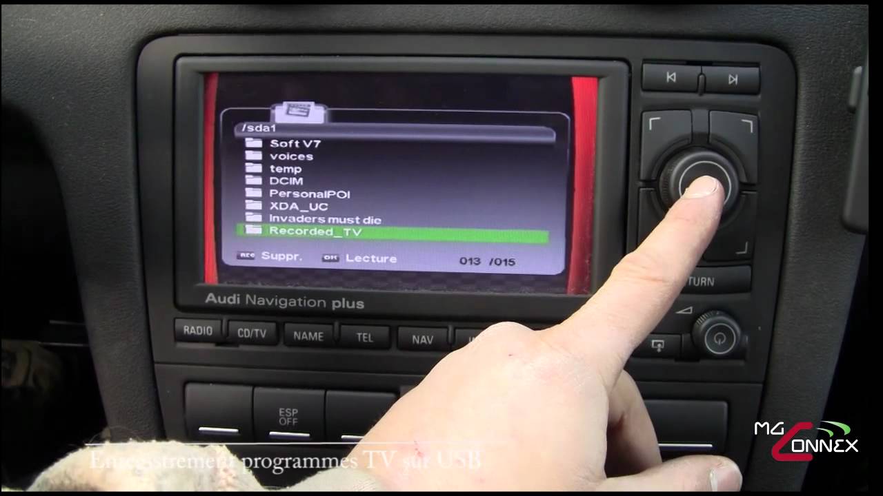Audi A3 TV RNS-E USB DIvx TNT USB.mp4 - YouTube