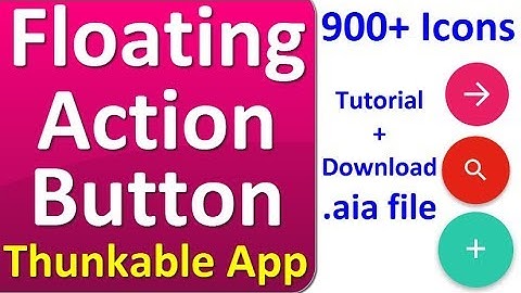 Floating Action Button in Thunkable in Hindi- Android App Menu Design in Thunkable ( 7 star media )