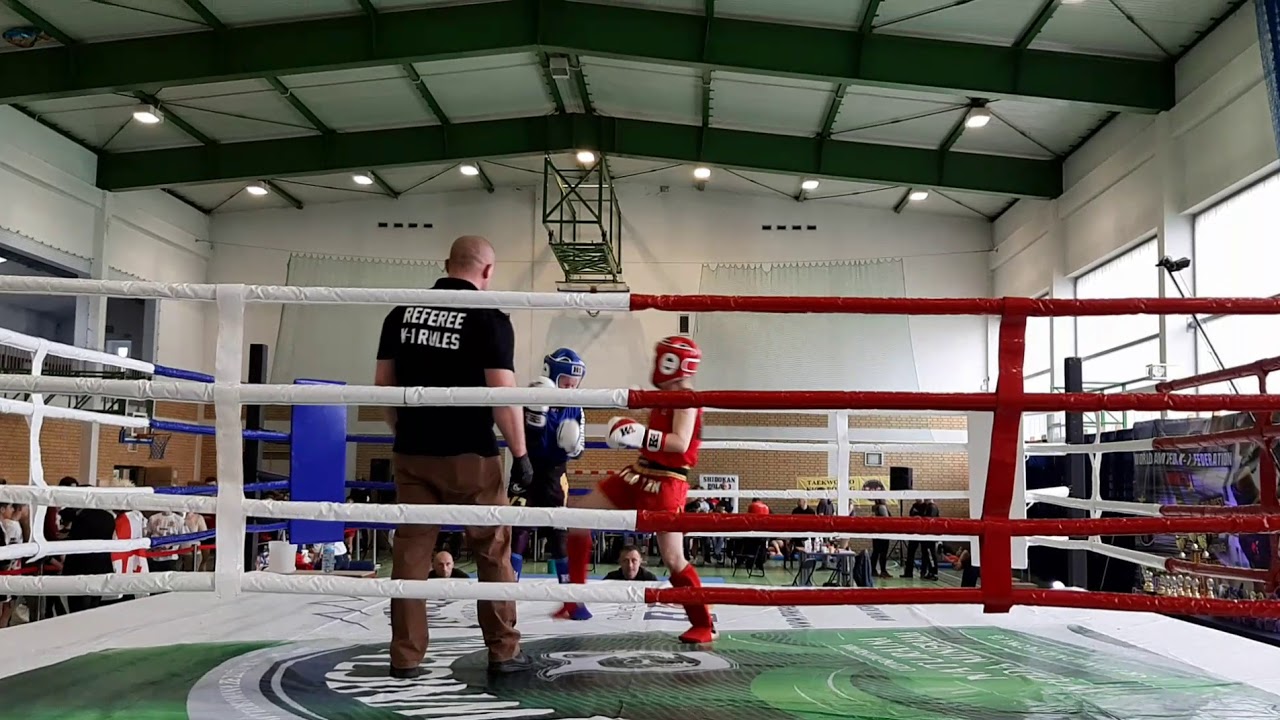 Europe Cup K1 Kickboxing Poland - Semi Finals Zuhro Kholova(TJK) & CZECH