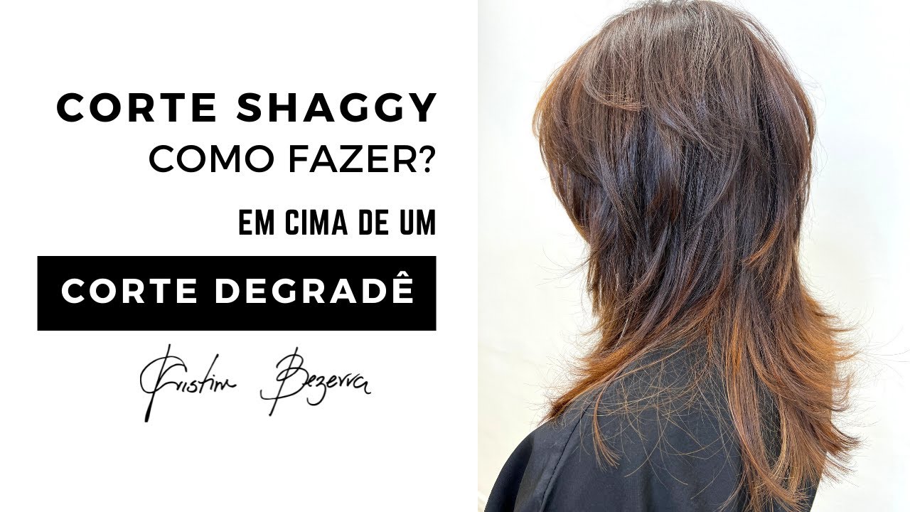 Como Fazer o Corte Shaggy em Cima de Um Corte Degradê?
