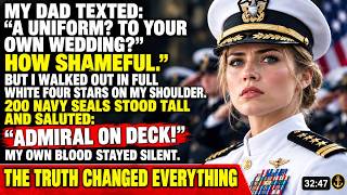 My Dad Shamed Me for Wearing a Uniform to My Wedding Until 200 SEALs Rose and Saluted Me