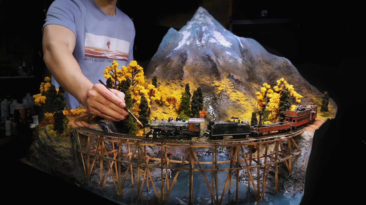 Building a Realistic Imaginary Mountain Model Railroad 