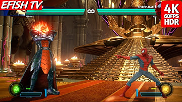 Dormammu & Venom vs Spider-Man & Thor (Hardest AI) - Marvel vs Capcom: Infinite | PS5 4K 60FPS