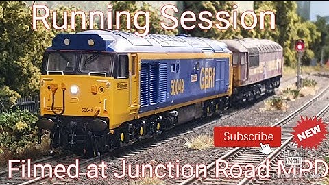 Harold Road running session, filmed at Junction Road MPD, Modern Image model railway, 00 Gauge