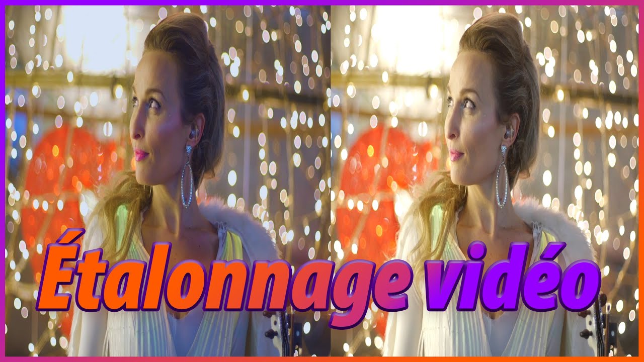 vous faire un étalonnage et une correction des couleurs-luminosité-contraste