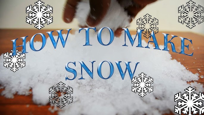 Instant Snow Magic Snow Powder Simple And Safe Making - Temu