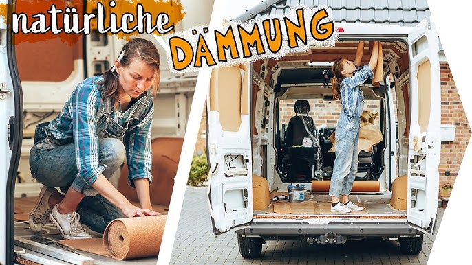 NATÜRLICHE DÄMMUNG im CAMPER 🌳, Isolieren mit Hanfwolle