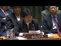 Bolivian President Criticizes Trump to His Face at UN Security Council Meeting -Sept.2018