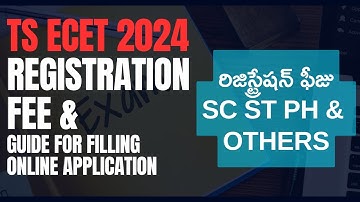 TS ECET 2024 Application Fee EXPLAINED! (FDH & B.Sc. Maths) + EASY Filling Guide ✅